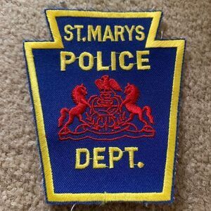 St. Marys Pennsylvania Police Department Shoulder Patch *New*